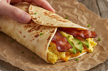 Breakfast Wrap To Go